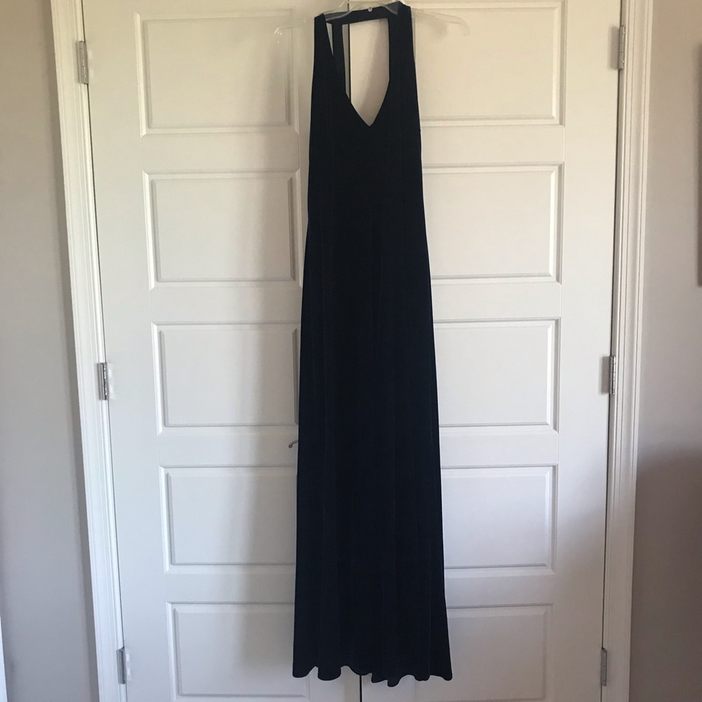 Blue Velvet gown